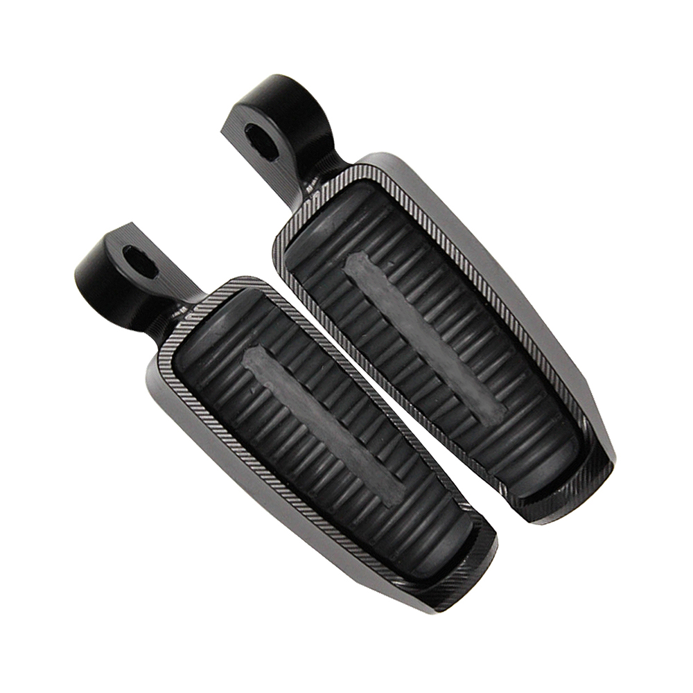 Black CNC 45 Degrees Aluminum Footrests Foot Pegs Fit For Sportster 883 1200