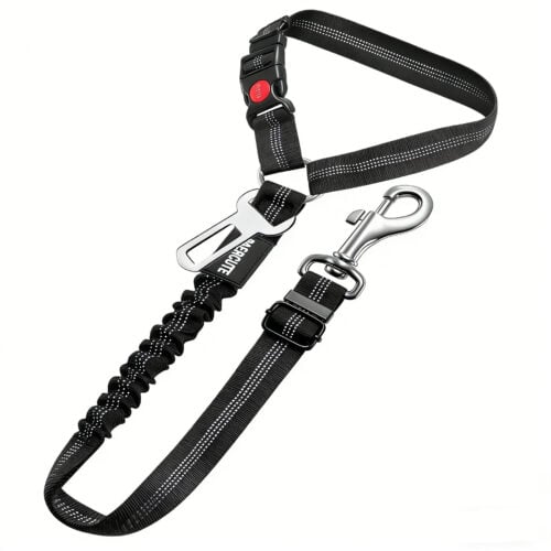 Car Seat Belts Pet Leashes Heavy-duty Retractable and Shock-absorbing Leash For Large Dogs
