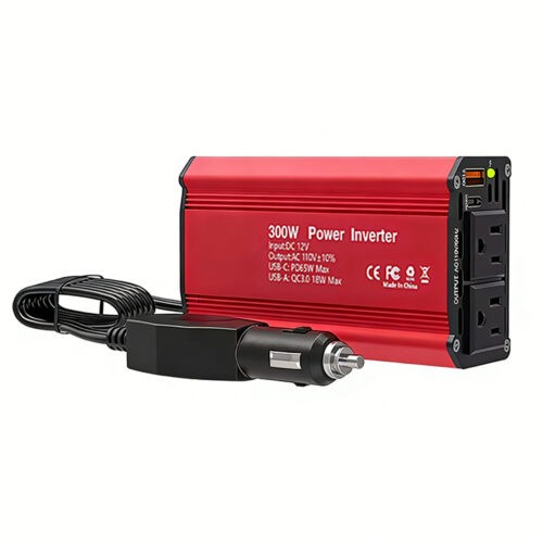300W Car Inverter 12V to 110V PD 65W Fast Charging